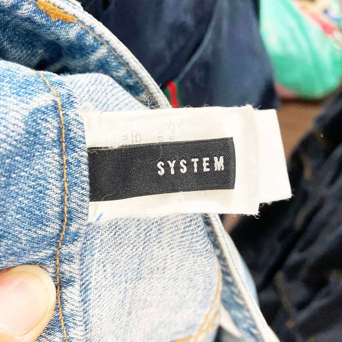 시스템 여성 세미부츠컷 청바지 25 상품이미지4