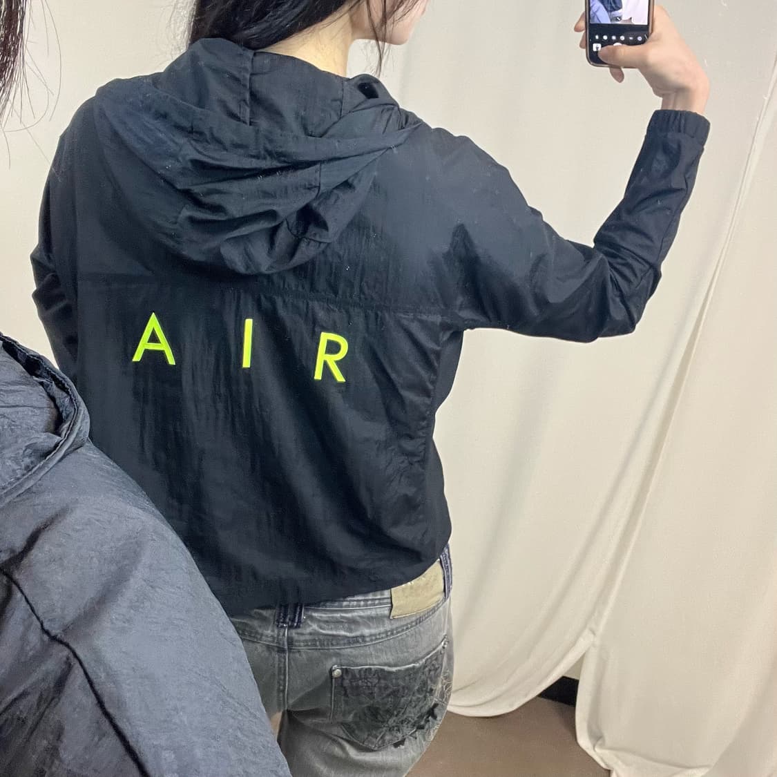 Nike black neon anorak windbreaker 상품이미지3