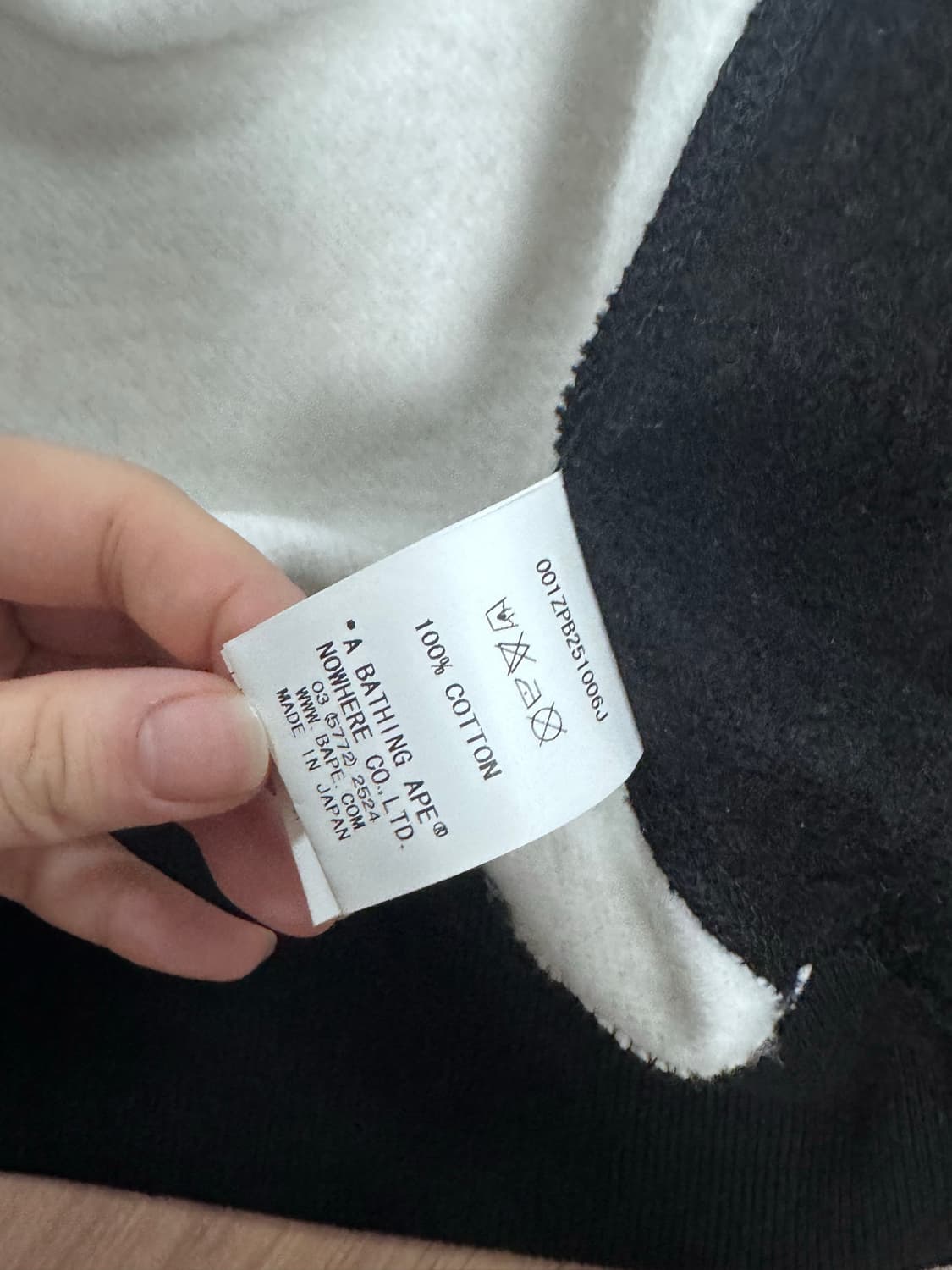 베이프 샤크 풀 집 후드 블랙 상품이미지5