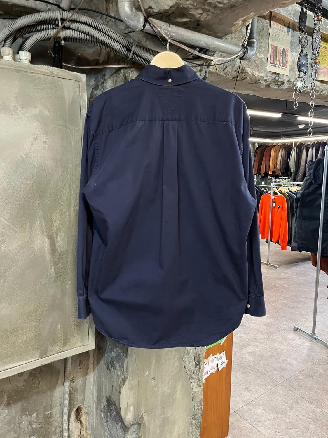 타미힐피거 포켓 셔츠 네이비 M #csz2439 상품이미지2