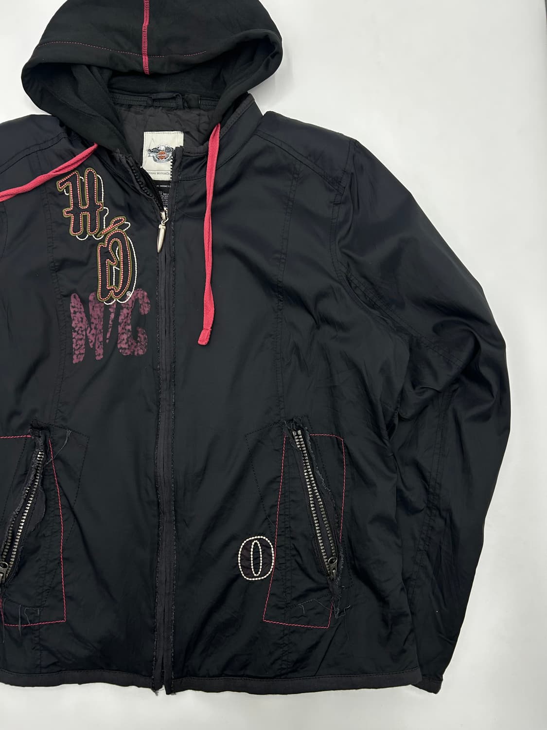 할리데이비슨 레이어드 후드집업 상품이미지2