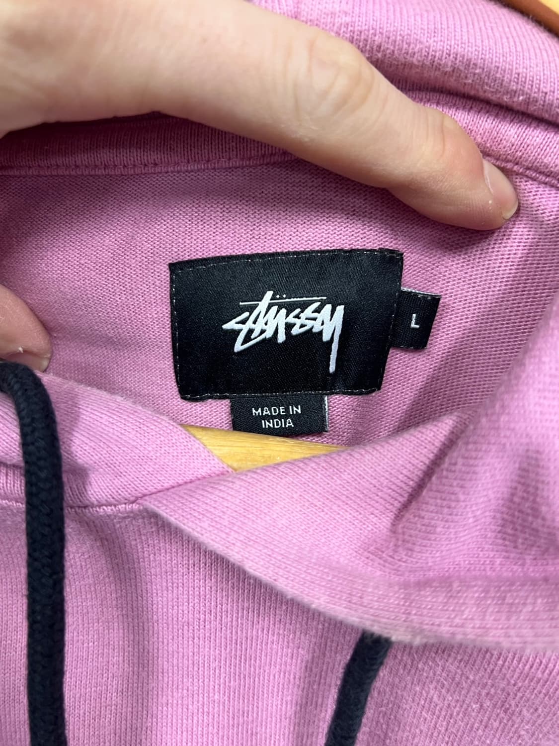 스투시 오버다이드 스탁 로고 풀오버 후드티 상품이미지5