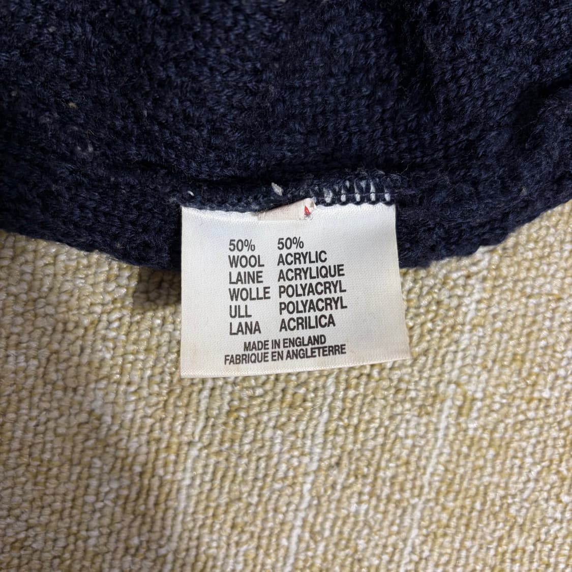 90s 빈티지 버버리 크레스트로고 케이블니트(M) 상품이미지6