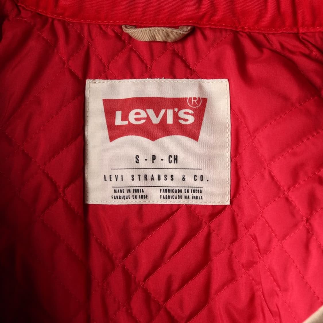 리바이스 빈티지 투톤 배색 퀼팅 필드 워크 자켓 S 상품이미지6