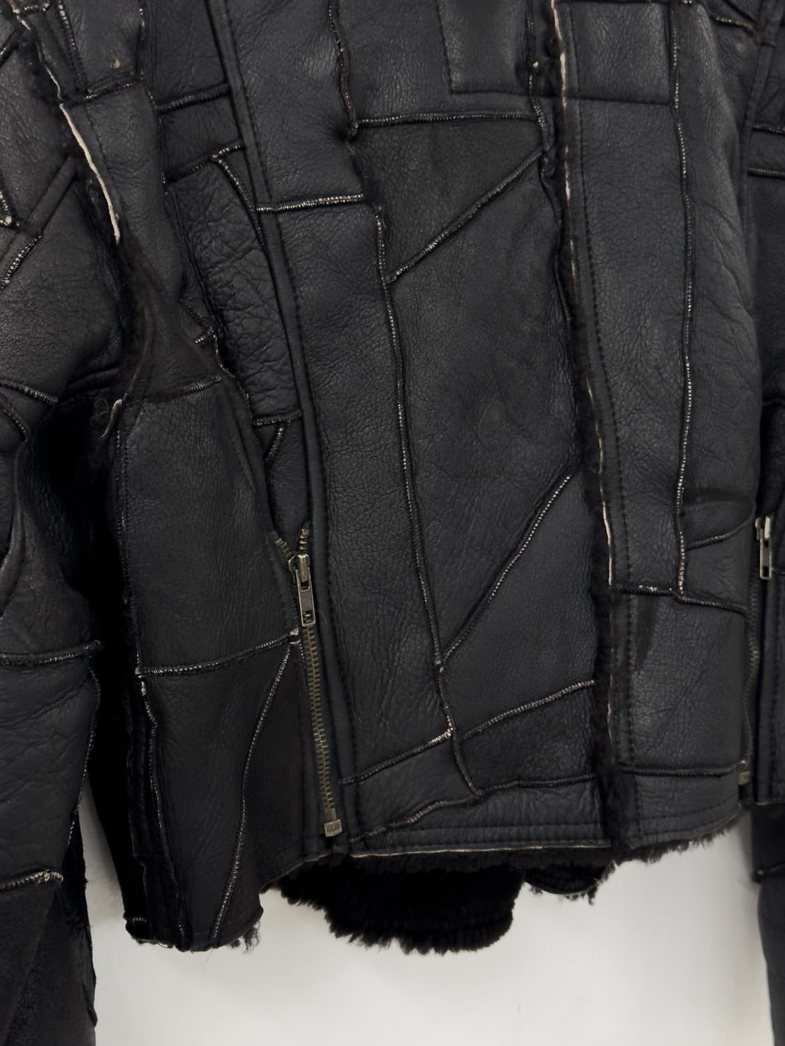 히스테릭 글래머 패치워크 시어링 자켓 상품이미지8