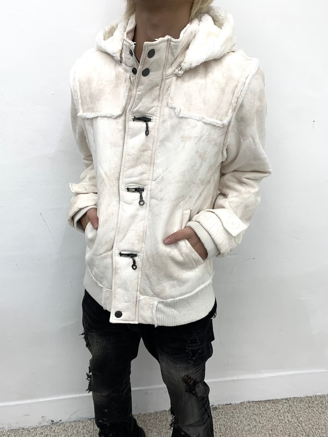 In the attic snow white hood coat   상품이미지9
