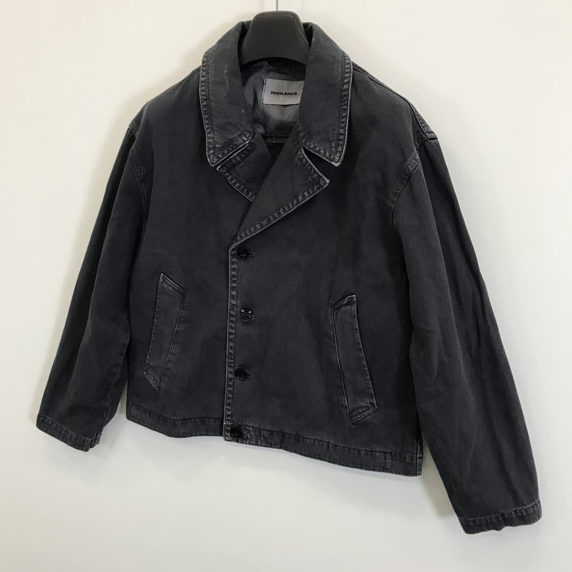 인사일런스 가먼트다잉 박시 데님자켓 [M] 상품이미지2