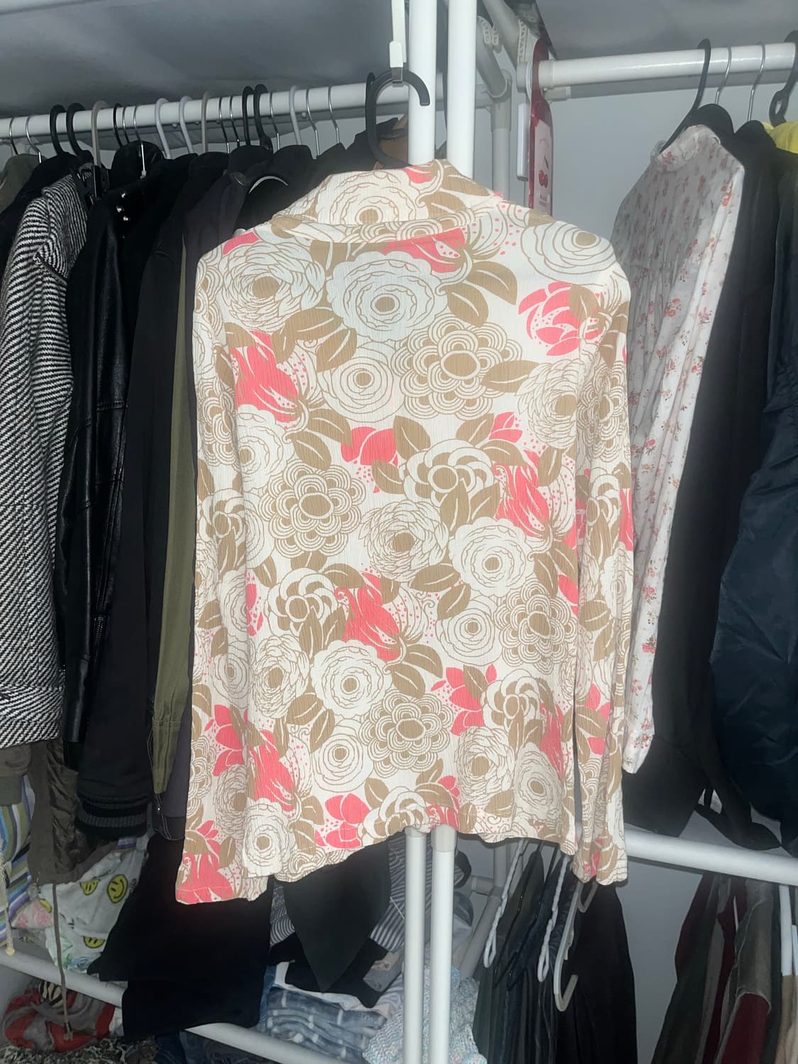 오리엔탈 플라워 셔츠 블라우스 상품이미지2