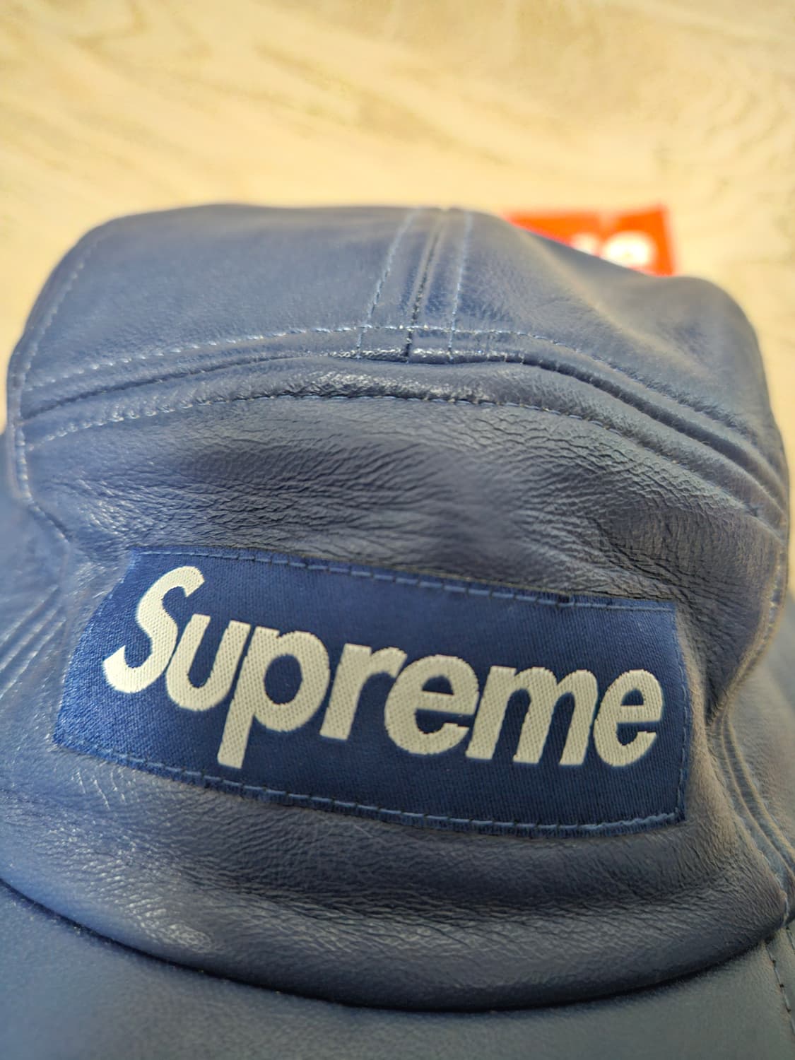 슈프림 레더 캠프캡 상품이미지2