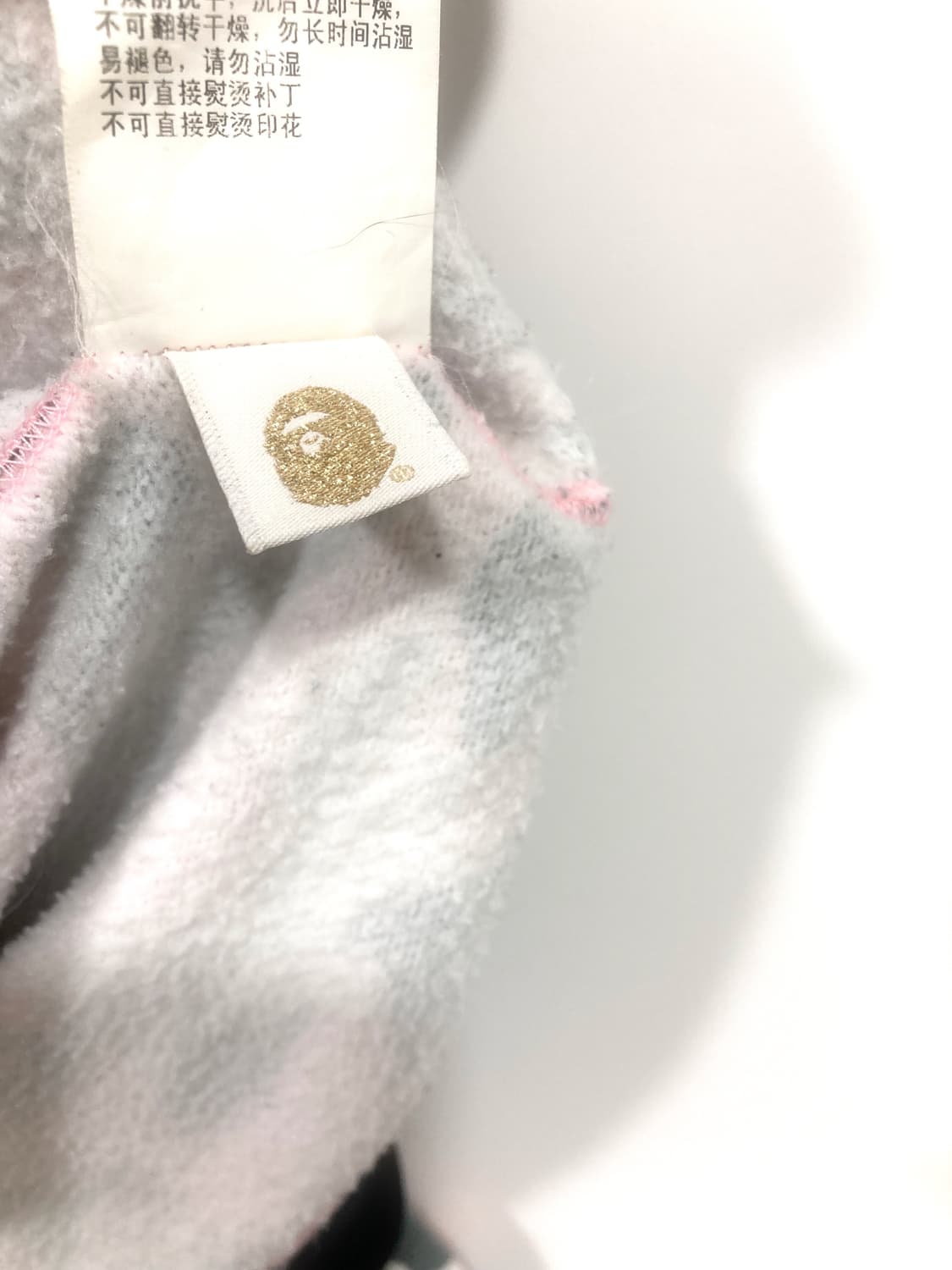 Bape pink camo shark hooded zip-up 상품이미지8