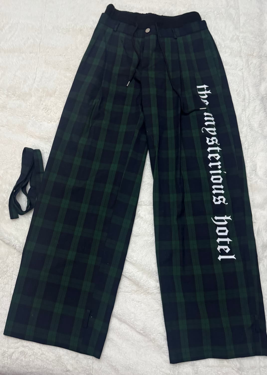 더미스테리어스호텔 체크레이어드팬츠 1사이즈 상품이미지4