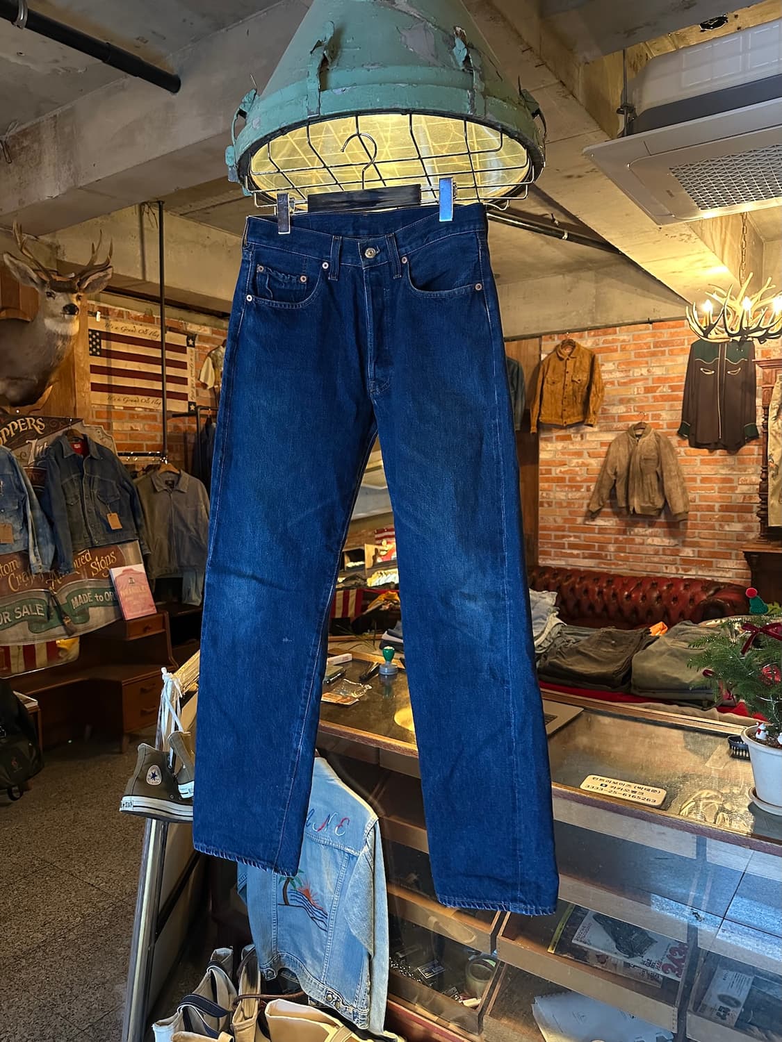 90s USA LVC 빈티지 리바이스 501 발렌시아 셀비지 데님 팬츠 상품이미지1