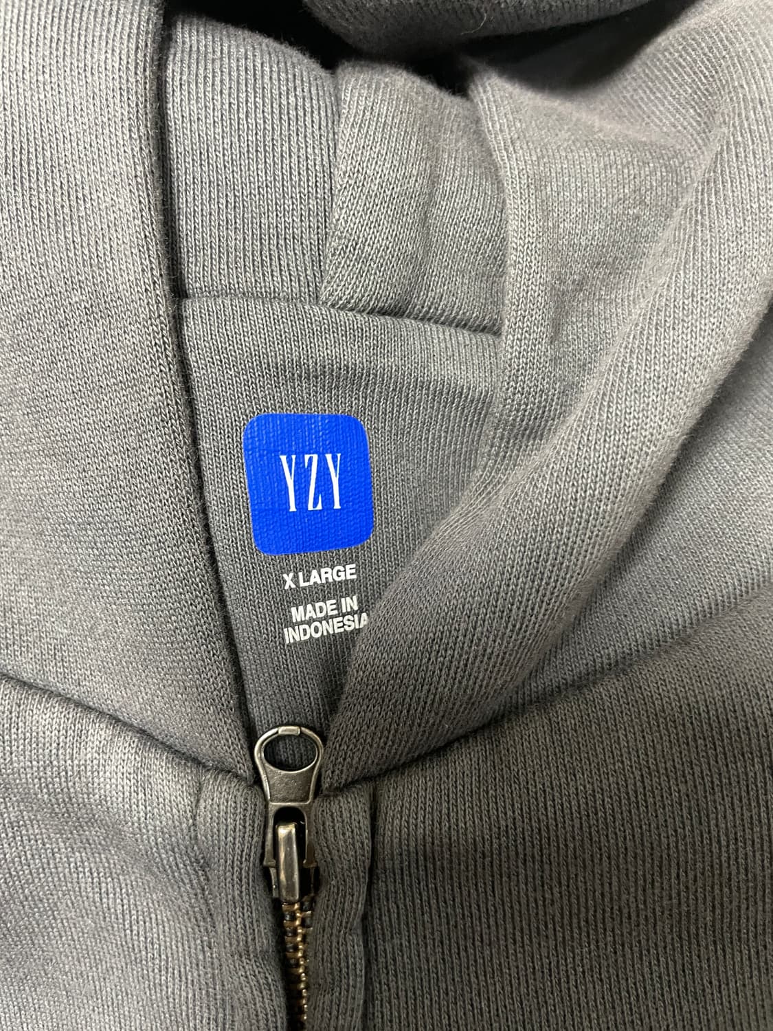 [XL] 이지 갭 후드 집업 다크 그레이 상품이미지2