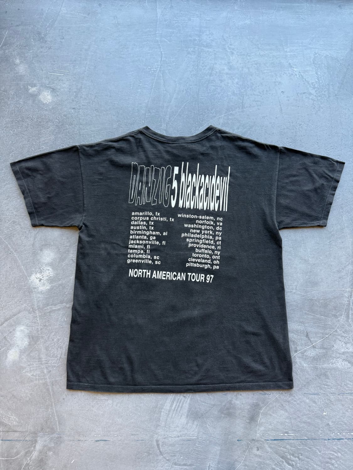 댄지그 Danzig 1997s 빈티지 티셔츠 상품이미지3