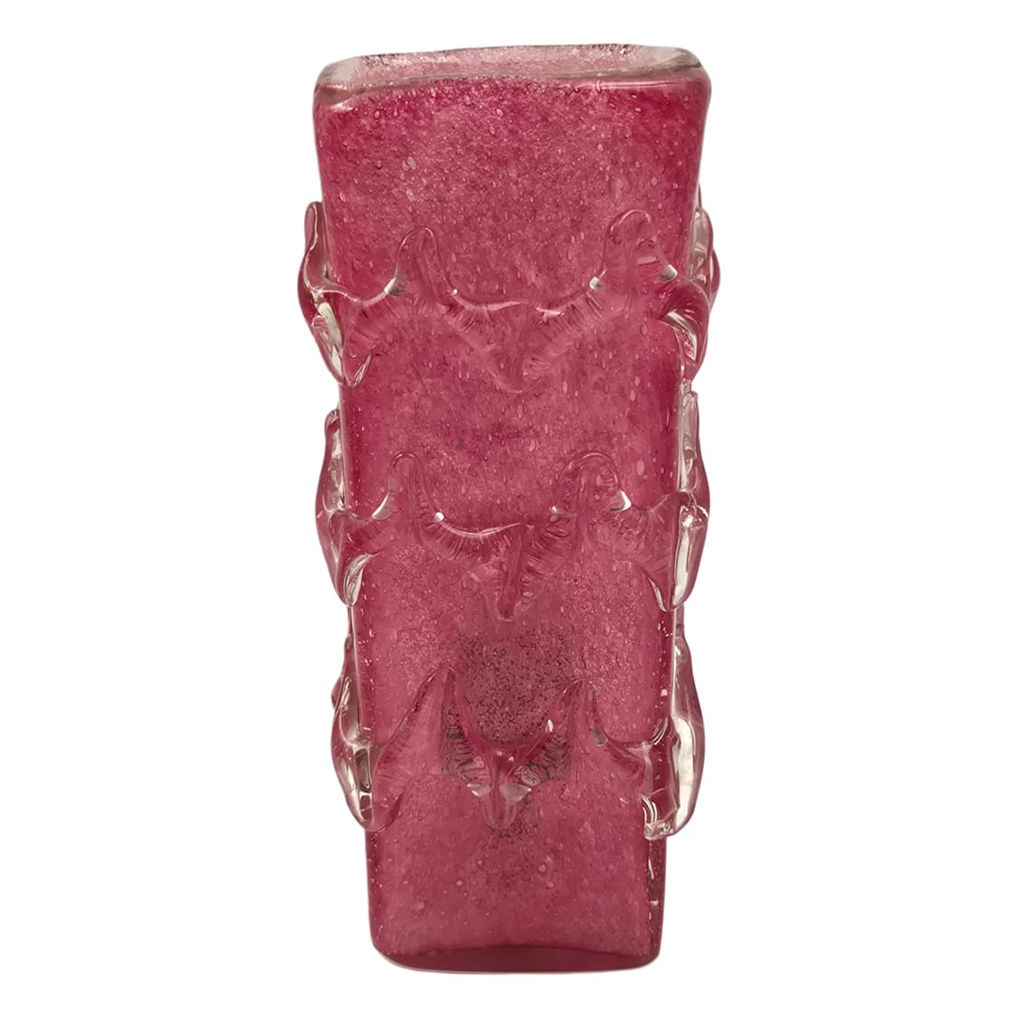 60s 이와타 핸드블로운 핑크 스퀘어 멜팅 조명 상품이미지3