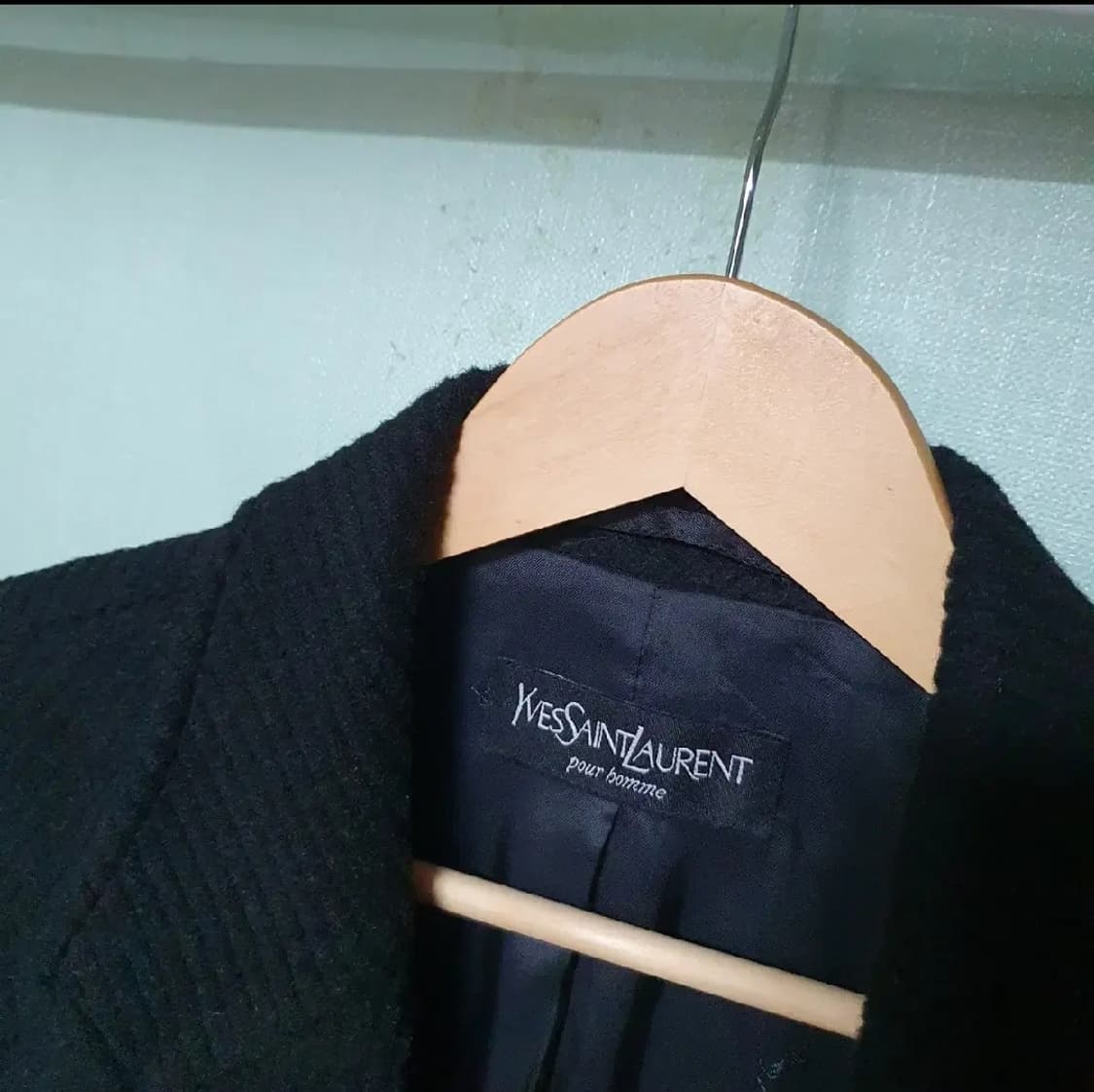 입생로랑 모직 롱코트 100~105 상품이미지5