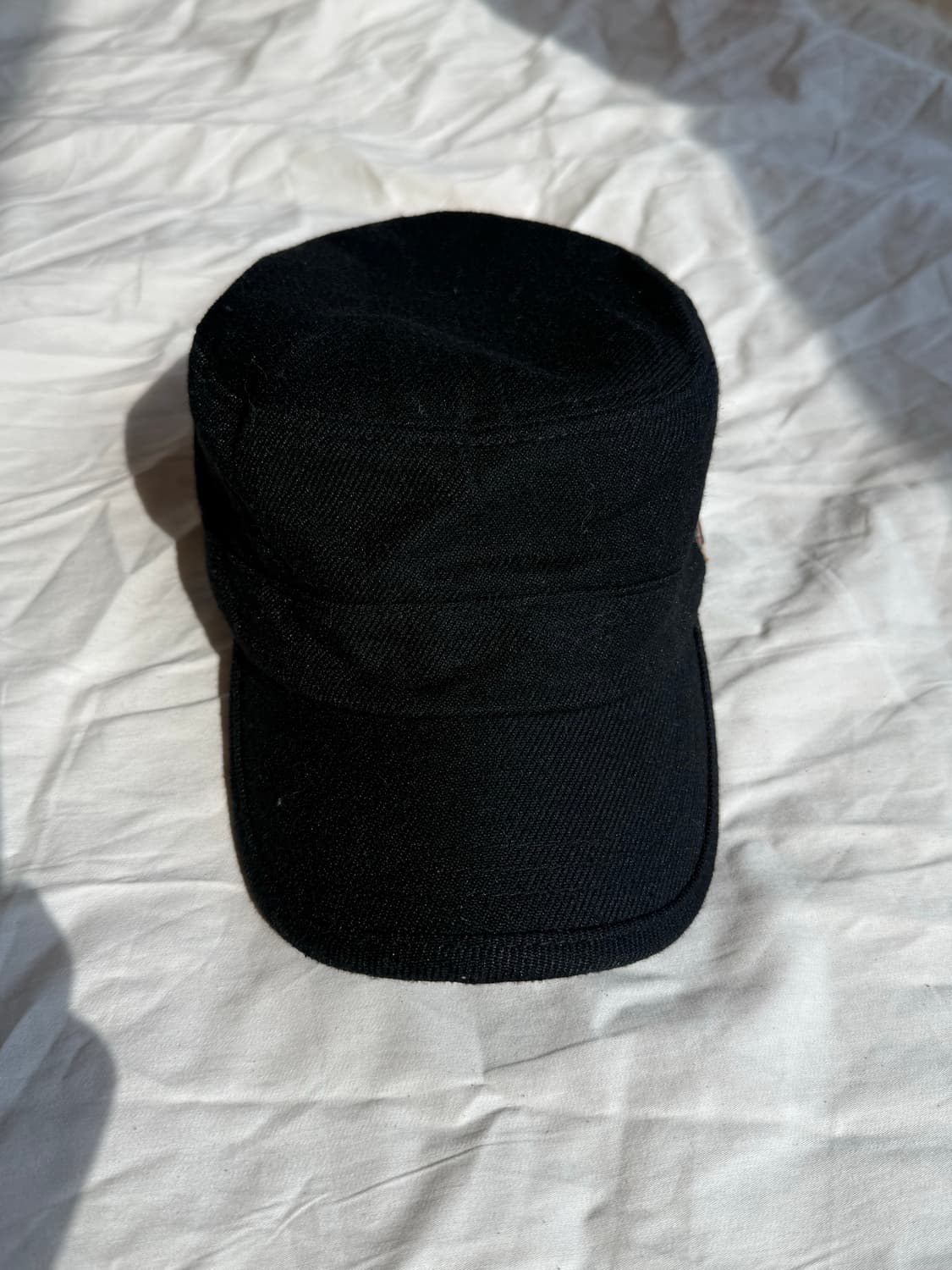 빈티지 블랙 워크캡 가죽 스트랩 캡 상품이미지5