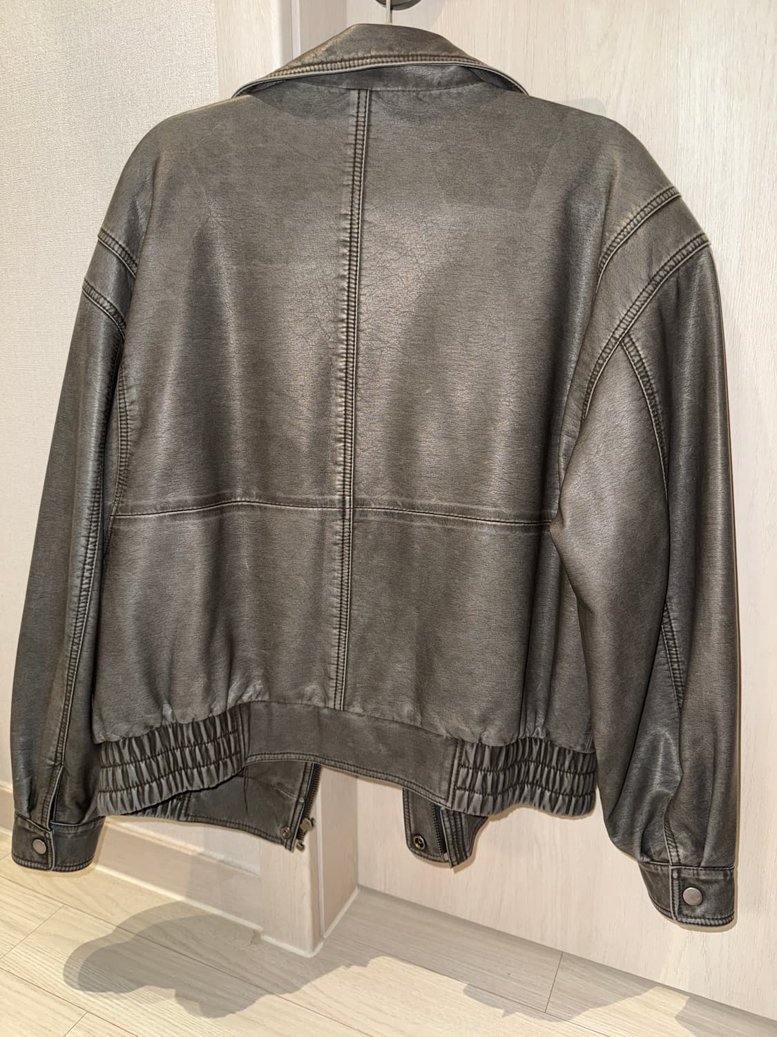 런던플랏 바이커 워싱 자켓 상품이미지6