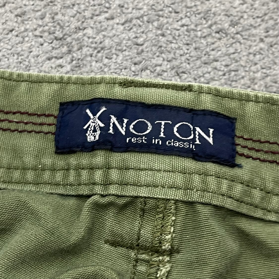 30 NOTON 노튼 코튼 카고 반바지 상품이미지5