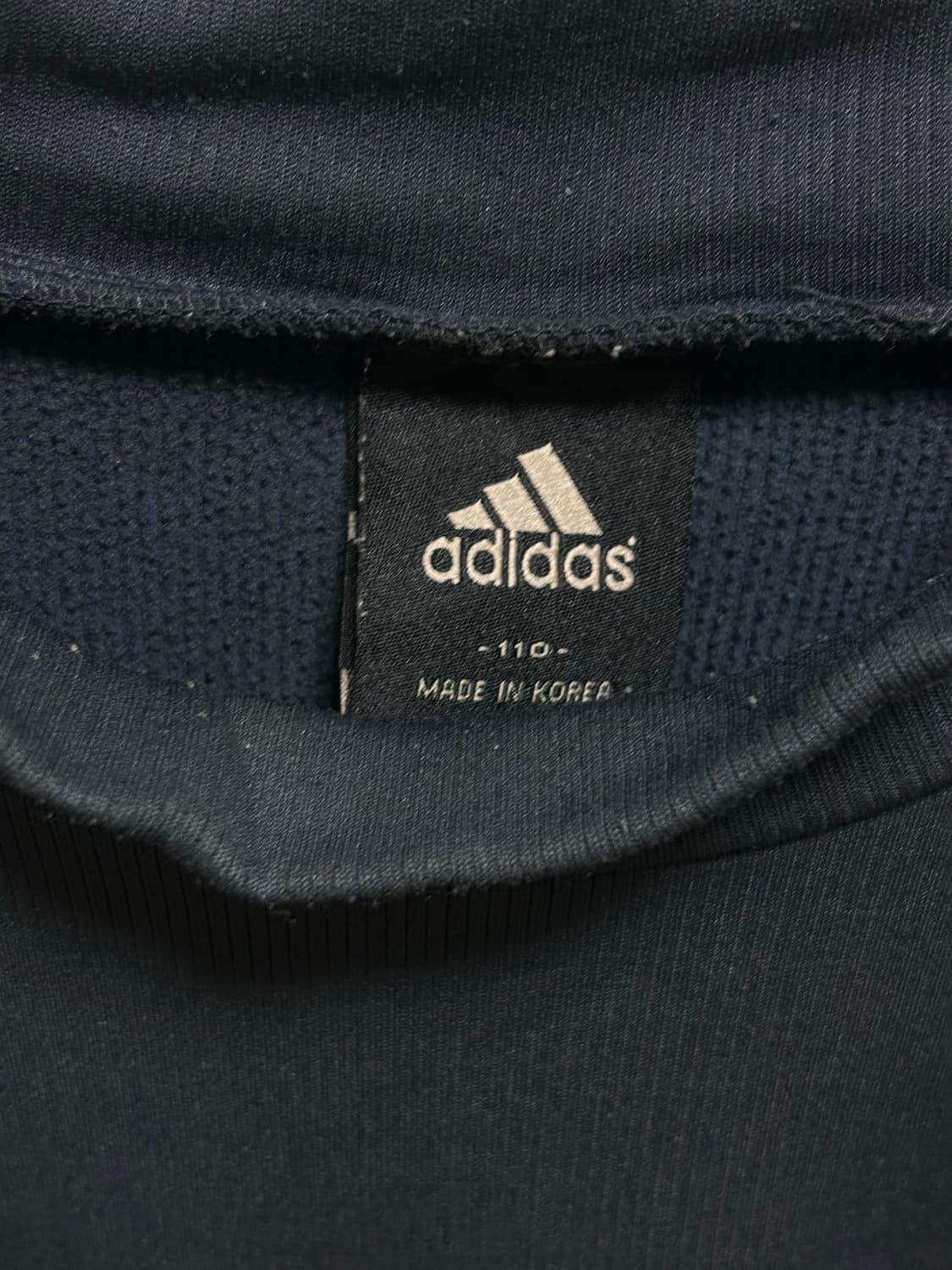 아디다스 긴팔 반목 티셔츠 110 차콜 상품이미지2