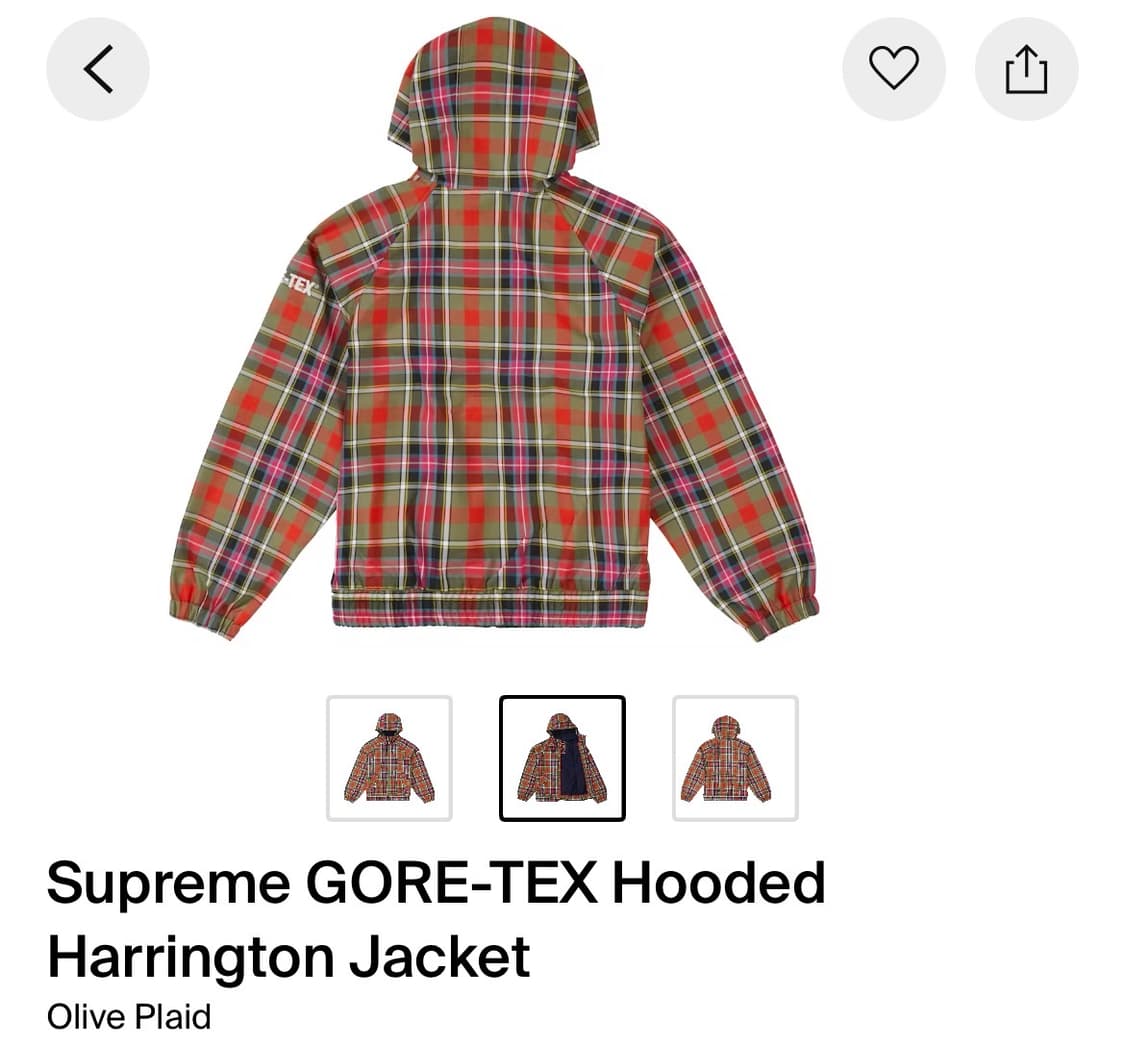 2019 슈프림 고어텍스 자켓 상품이미지3