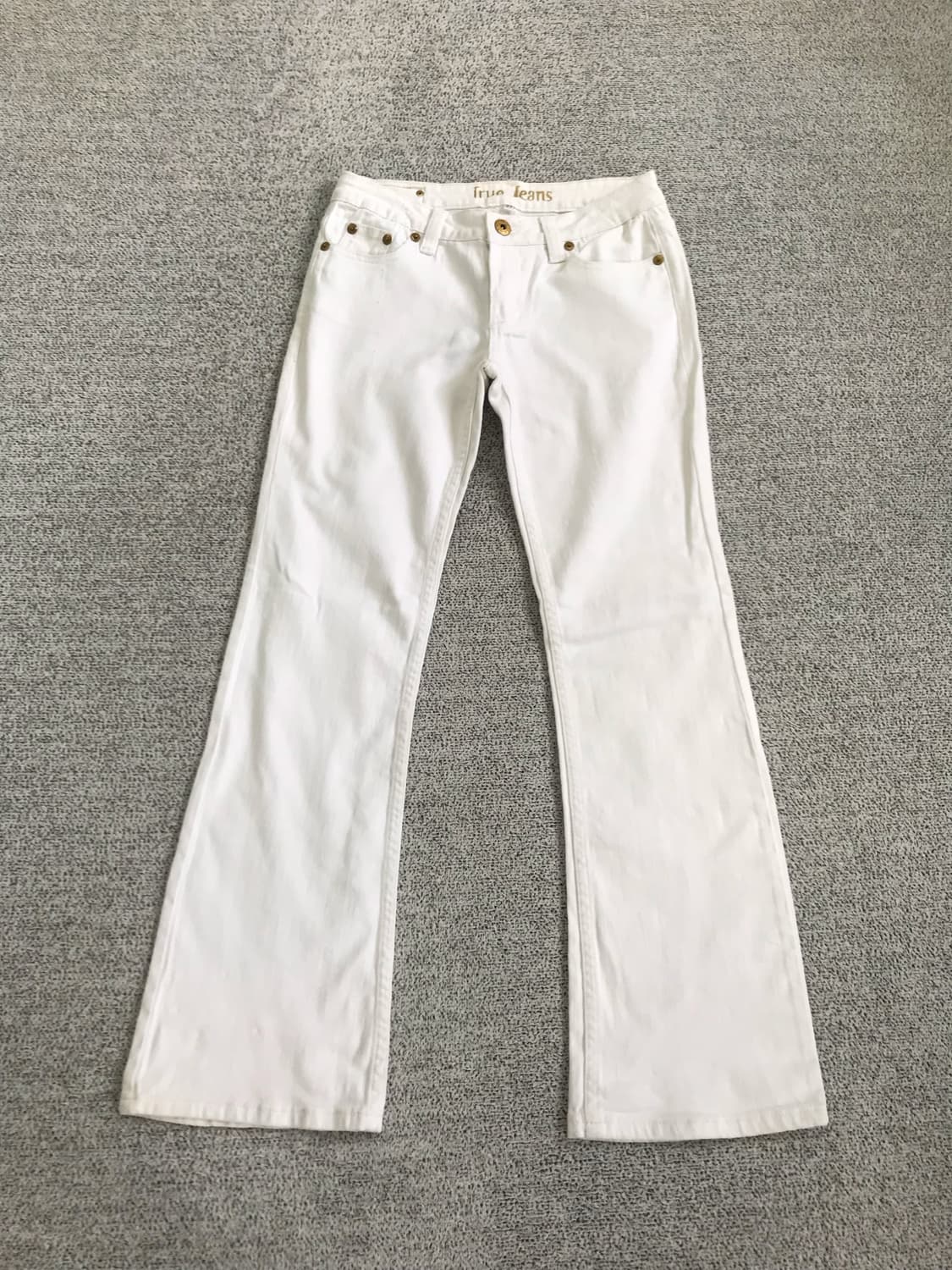 화이트 부츠컷팬츠 상품이미지5