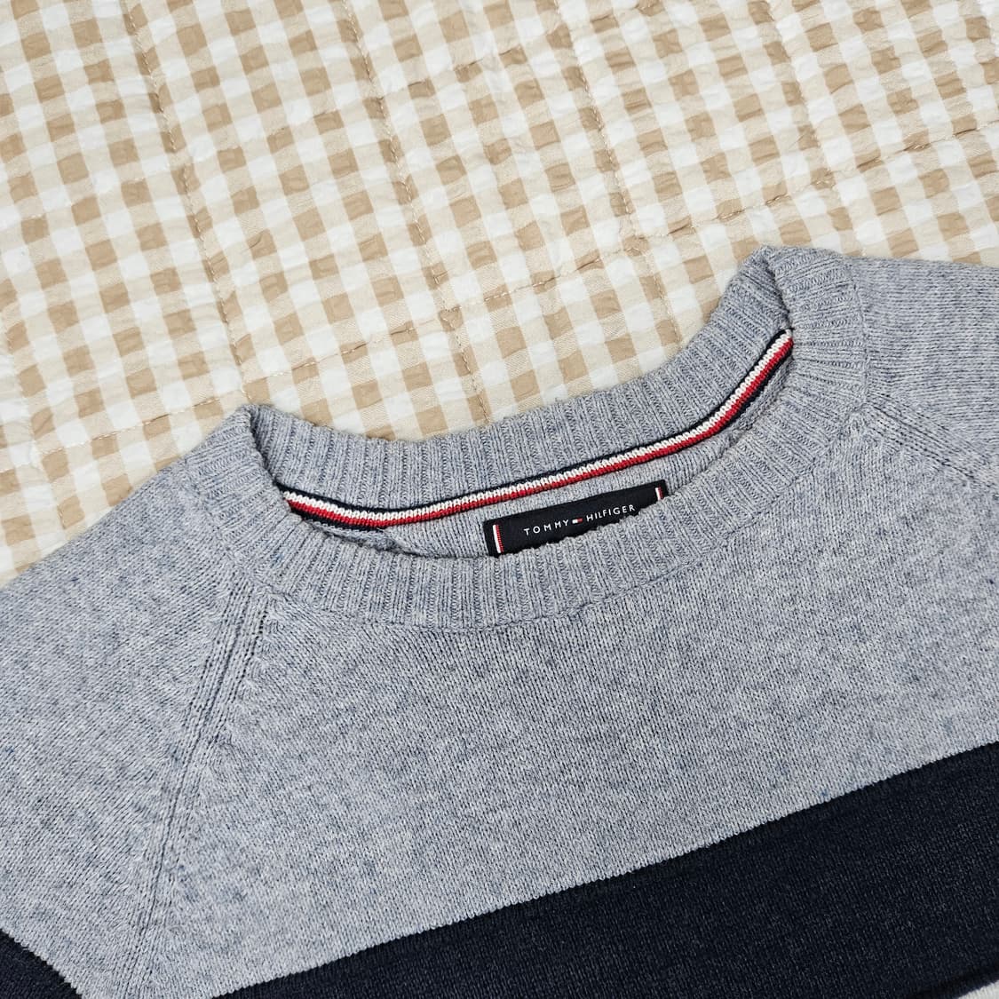 타미힐피거 긴소매 면니트 남자100 상품이미지2