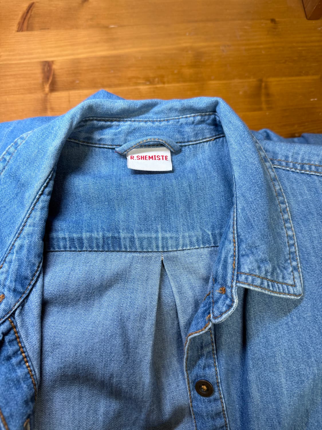 R.SHEMISTE 데님 원피스 상품이미지2