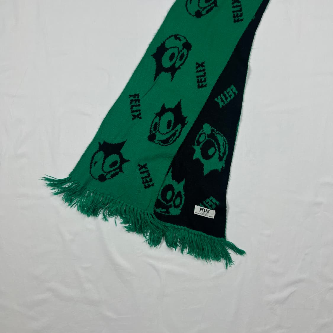 80’s 88년도 펠릭스 felix 카툰 머플러 목도리 상품이미지4