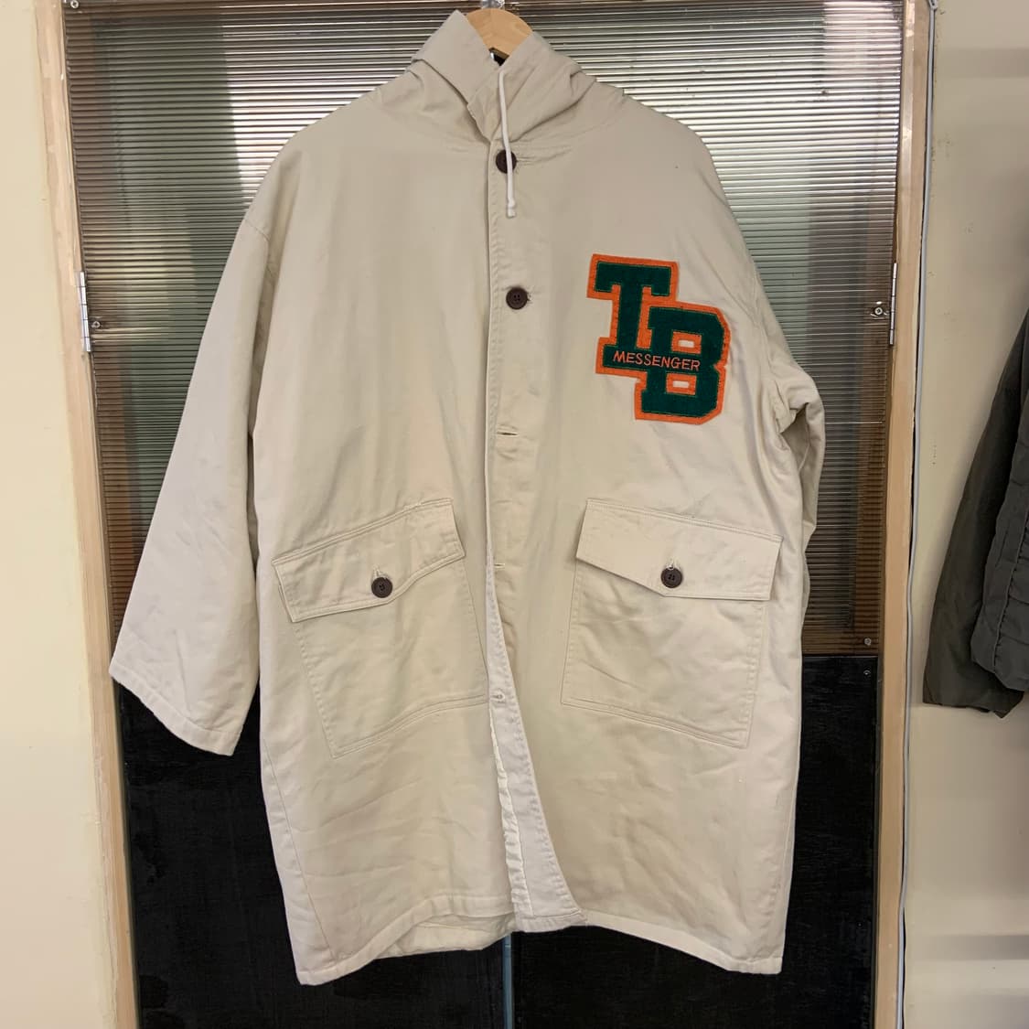 일본 빈티지 이니셜 코튼 파카 상품이미지1