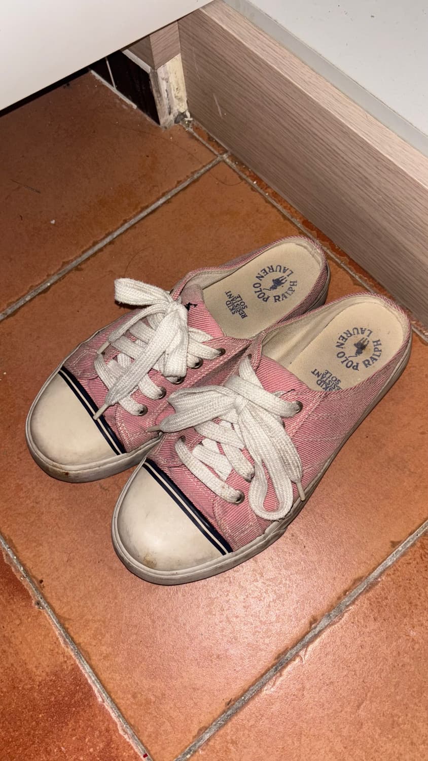 미국 빈티지 폴로 뮬 스니커즈 상품이미지1