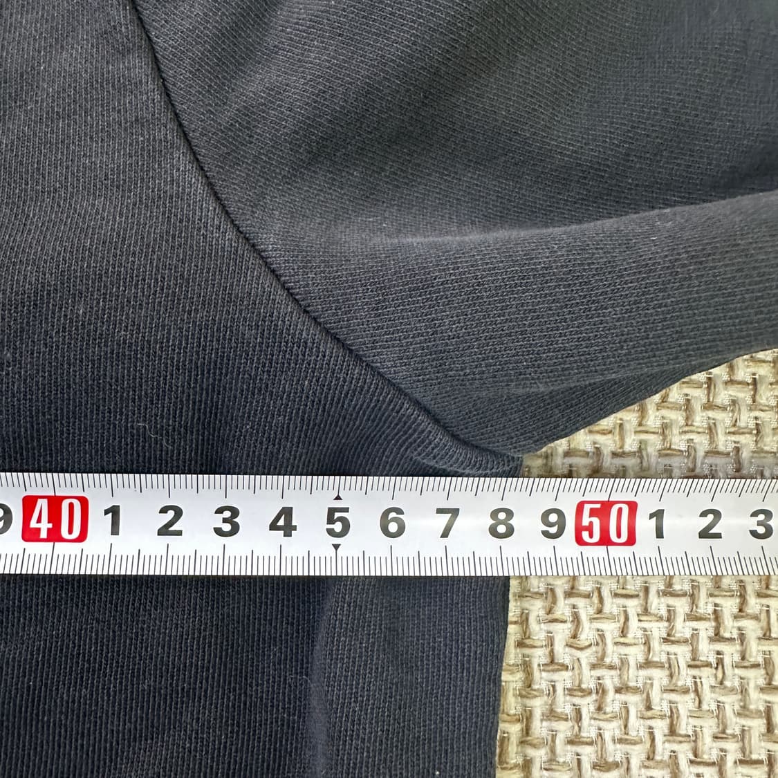 M 아페쎄 블랙 스웻셔츠 0407D 상품이미지5