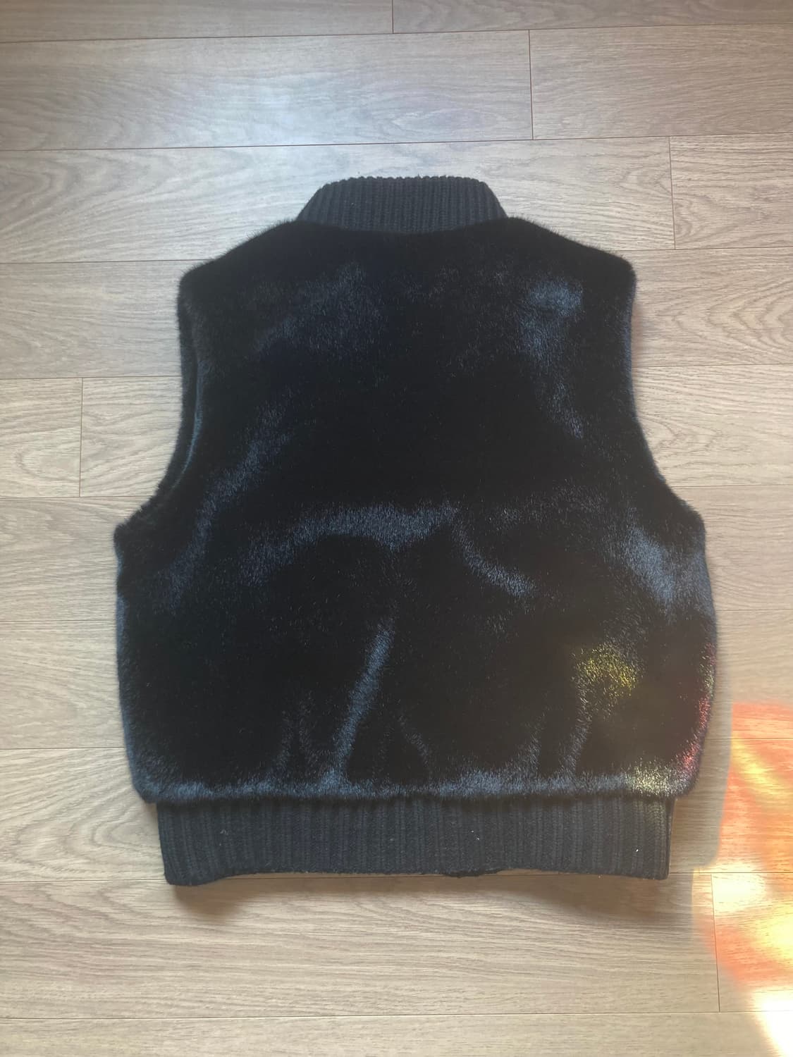 가이거 geiger 블랙 밍크 조끼 상품이미지3