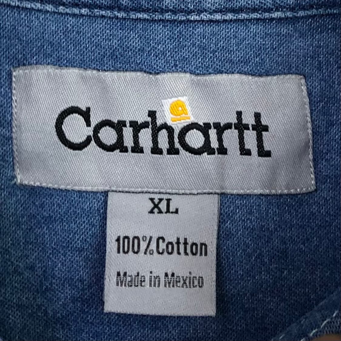 Xxl 칼하트 데님 셔츠 상품이미지3