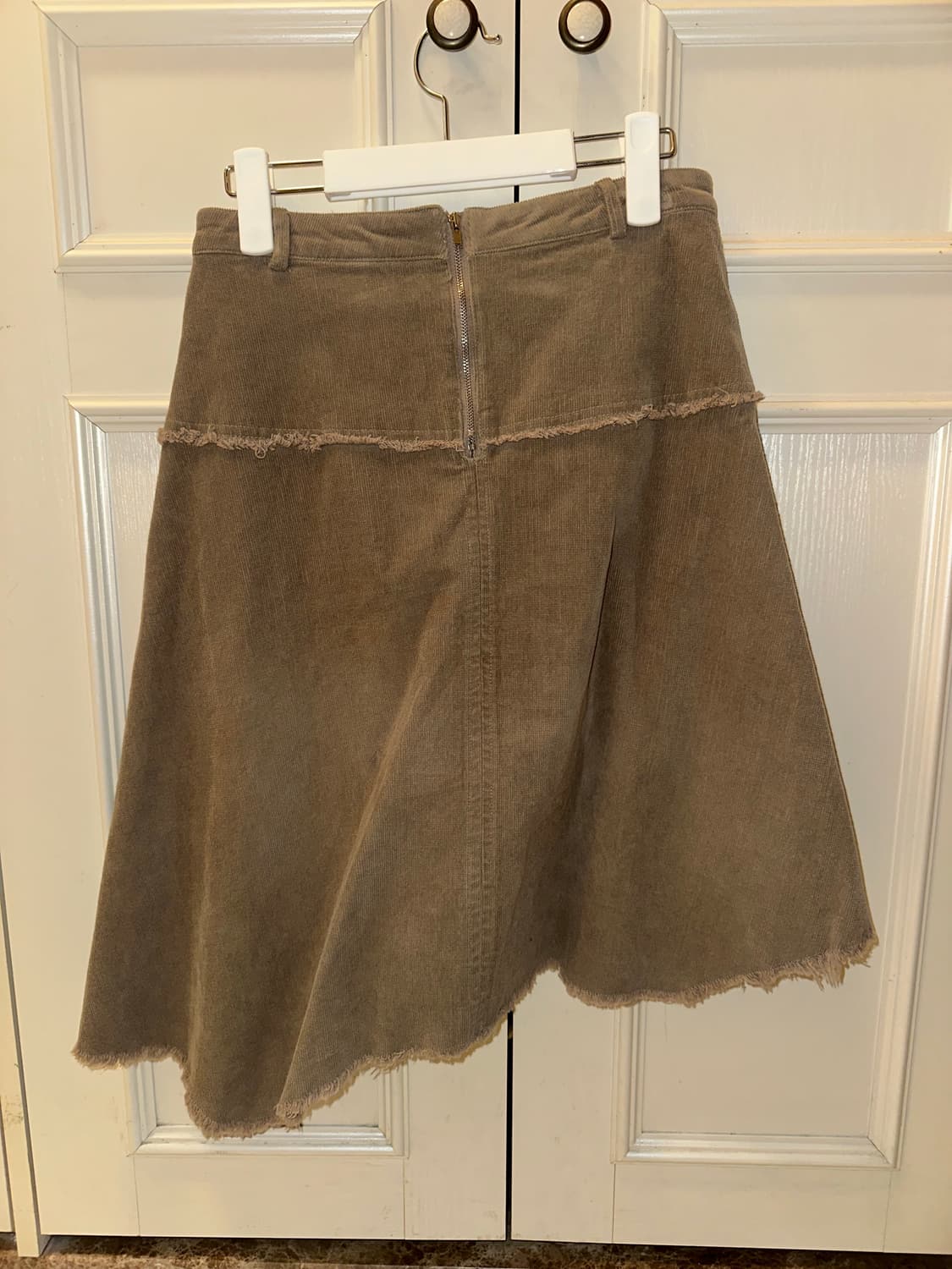 언발란스 미디 스커트 브라운 S 상품이미지3