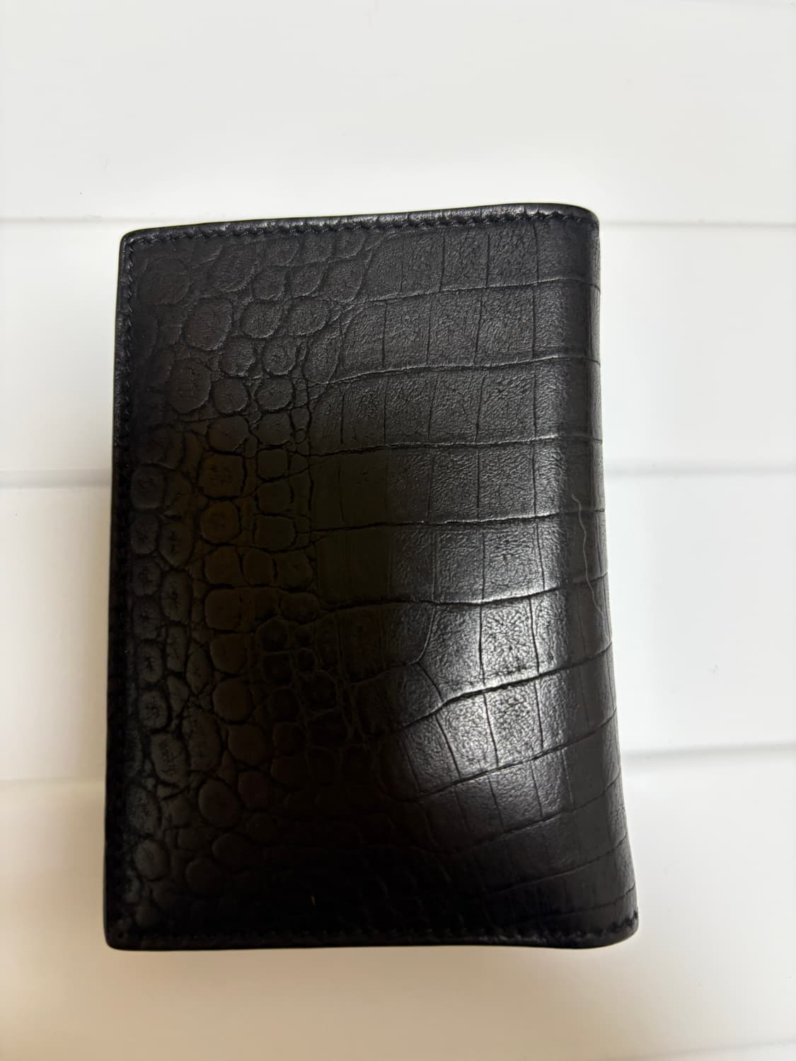[한정판] 생로랑 크로커다일 오거나이저 은장 블랙 풀박스 상품이미지6