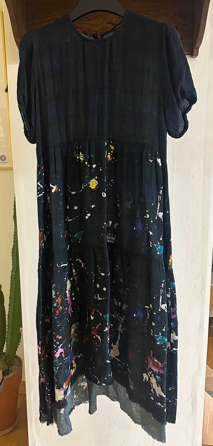 R13 릴렉스 플래드 미디 원피스 (S) 상품이미지3