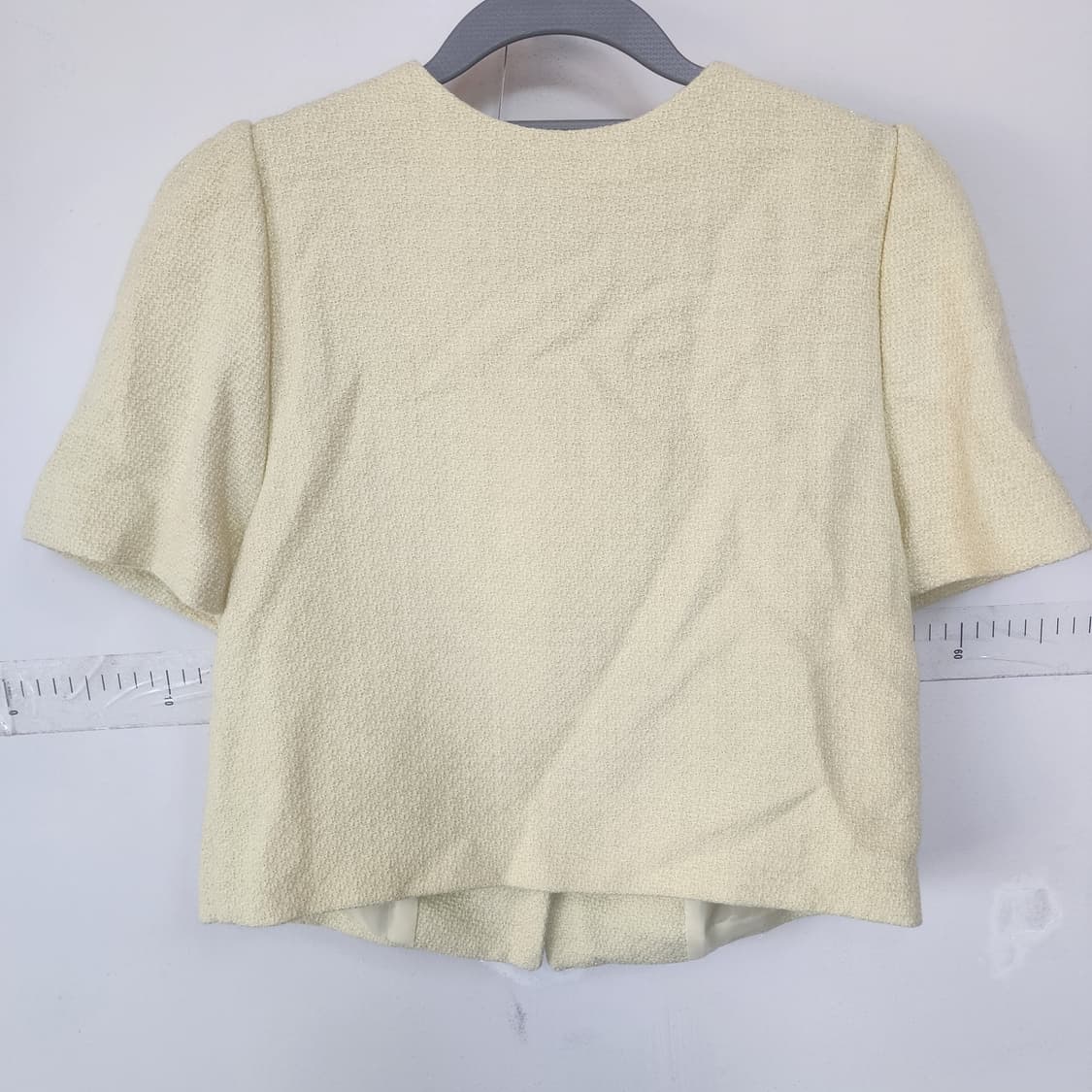 체리코코 아이보리 반팔 트위드 퍼프 상품이미지4