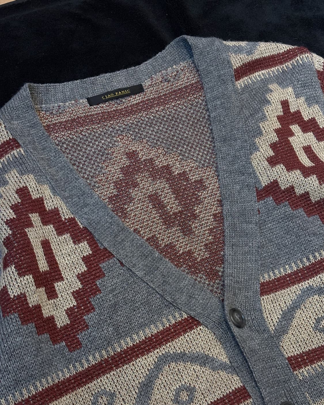 일본빈티지 차오패닉 니트 가디건 상품이미지2