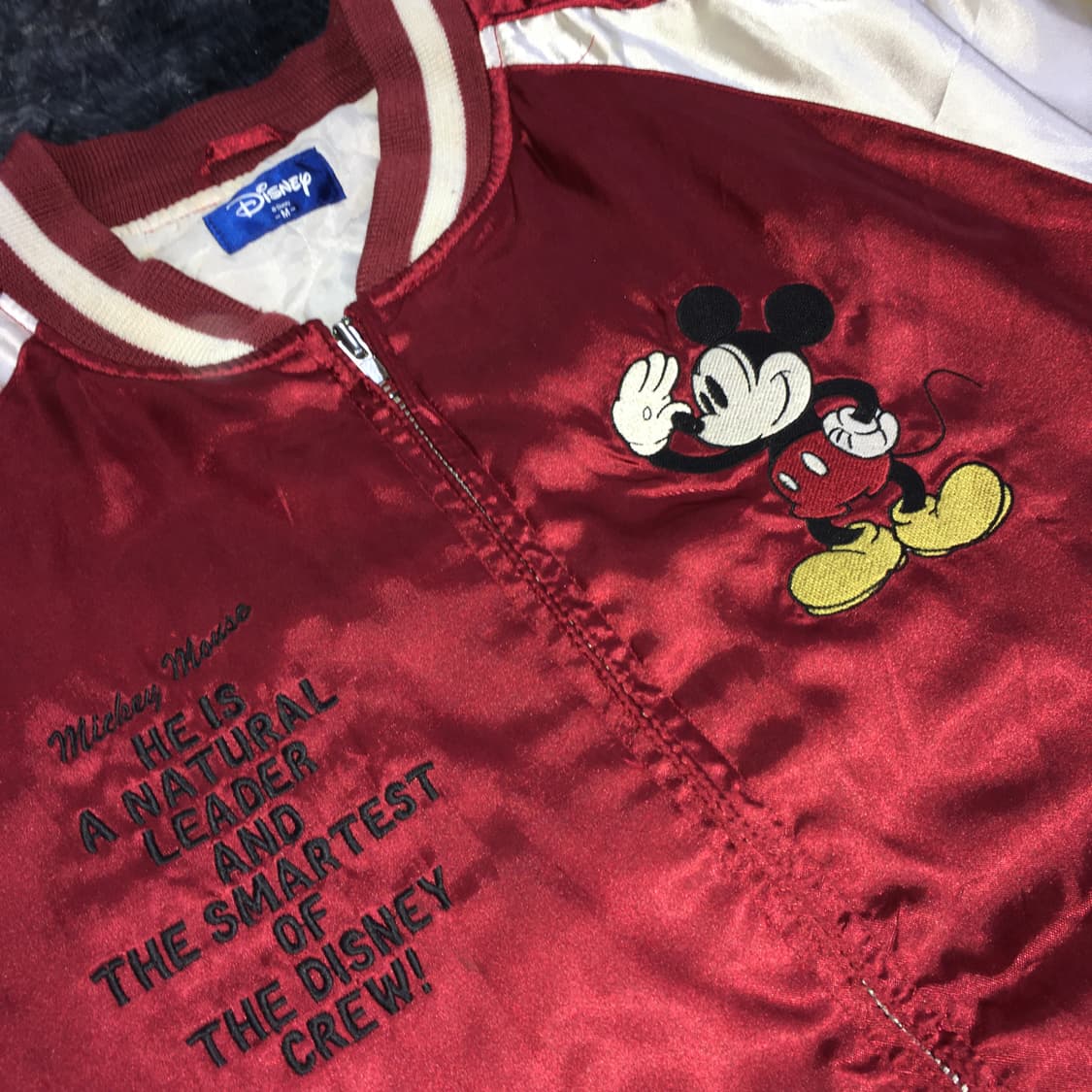 투티/0396 Disney 월트 디즈니 봄버 자켓 미키 마우스 야구잠바 상품이미지2