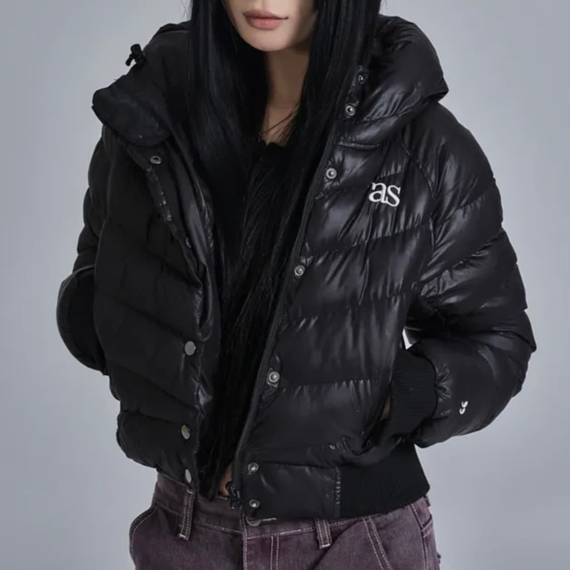 애즈온 숏 푸퍼 재킷 상품이미지1