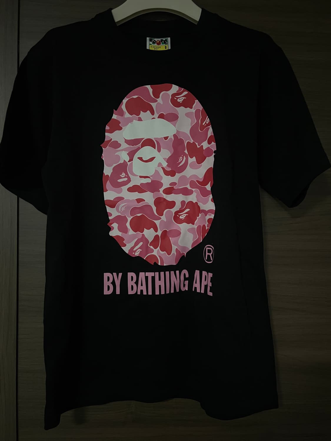 베이프 카모 반팔 핑크 s 상품이미지1
