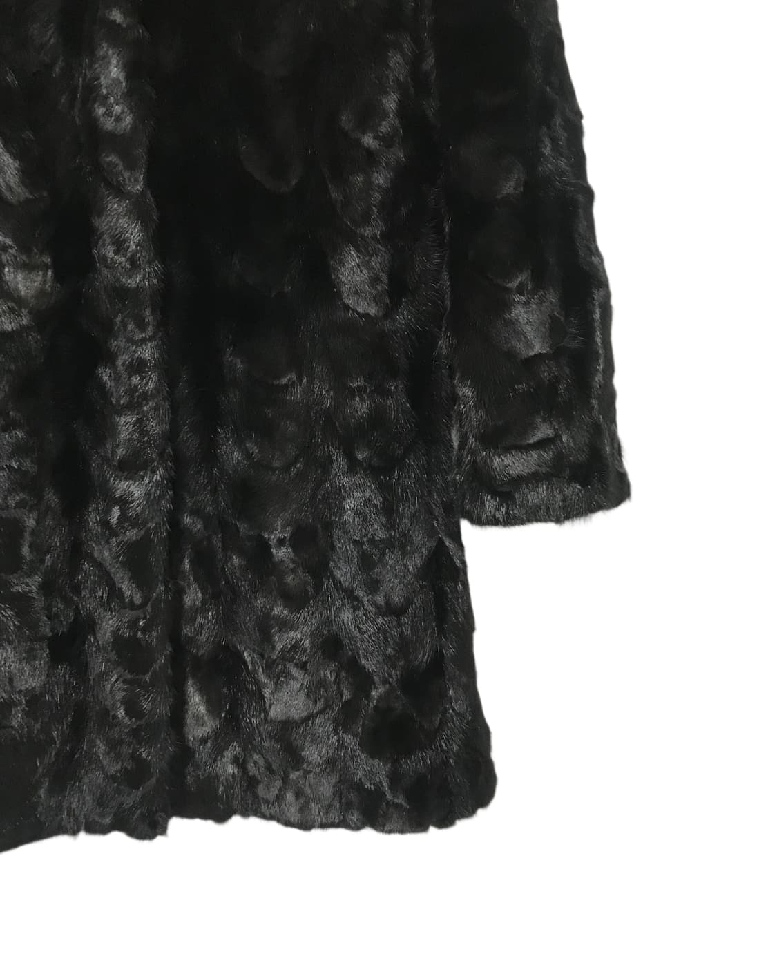 vintage black fur jacket 상품이미지8