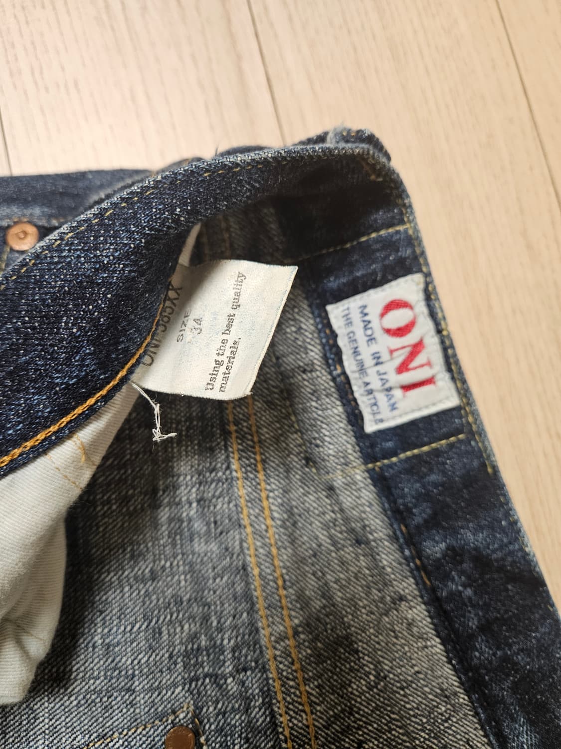 오니데님 ONI 585xx 16.5oz 상품이미지5
