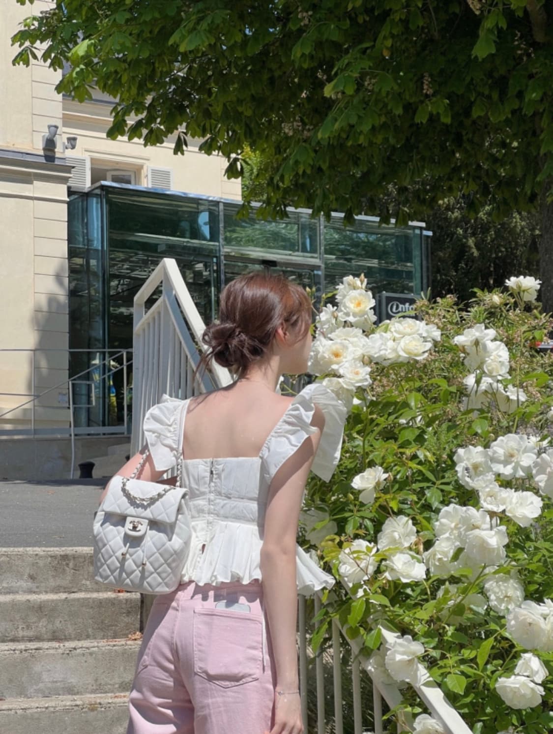 라벨르블랑 오베르 주름 블라우스 상품이미지3
