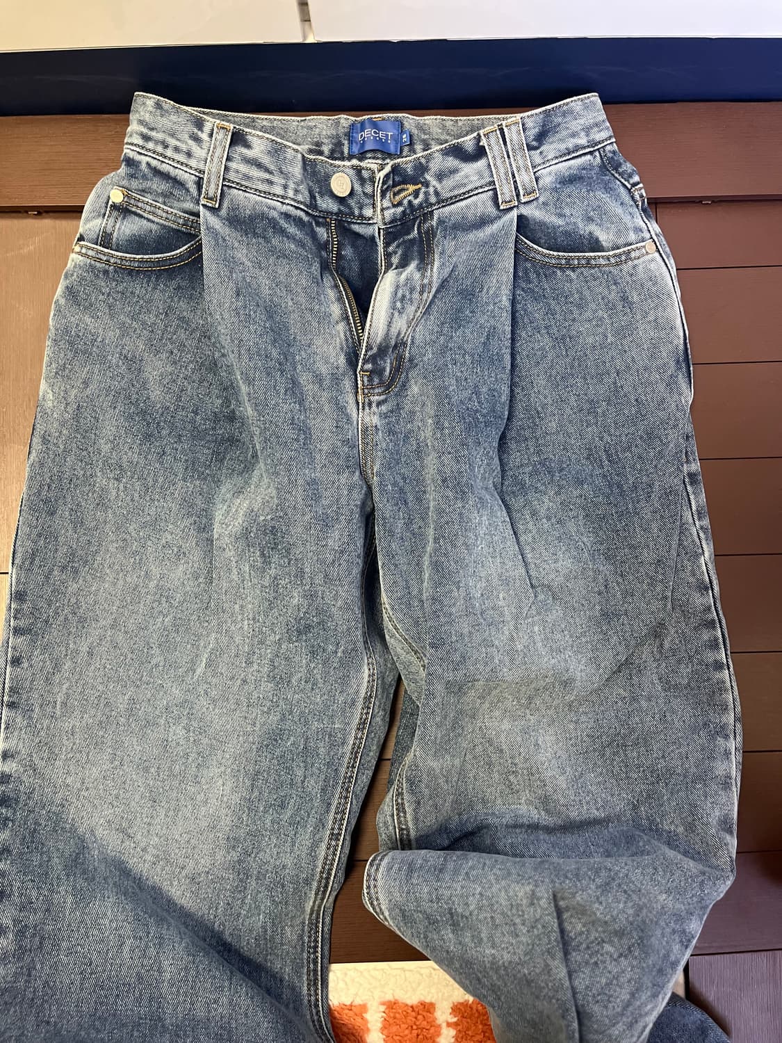 데케트 와이드 진 블루컬러(급처) 상품이미지2