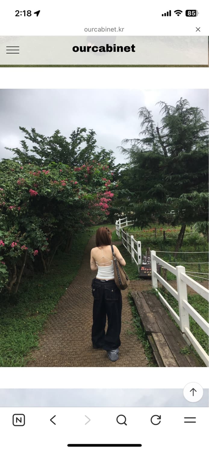 아워캐비넷 생지 데님 상품이미지2