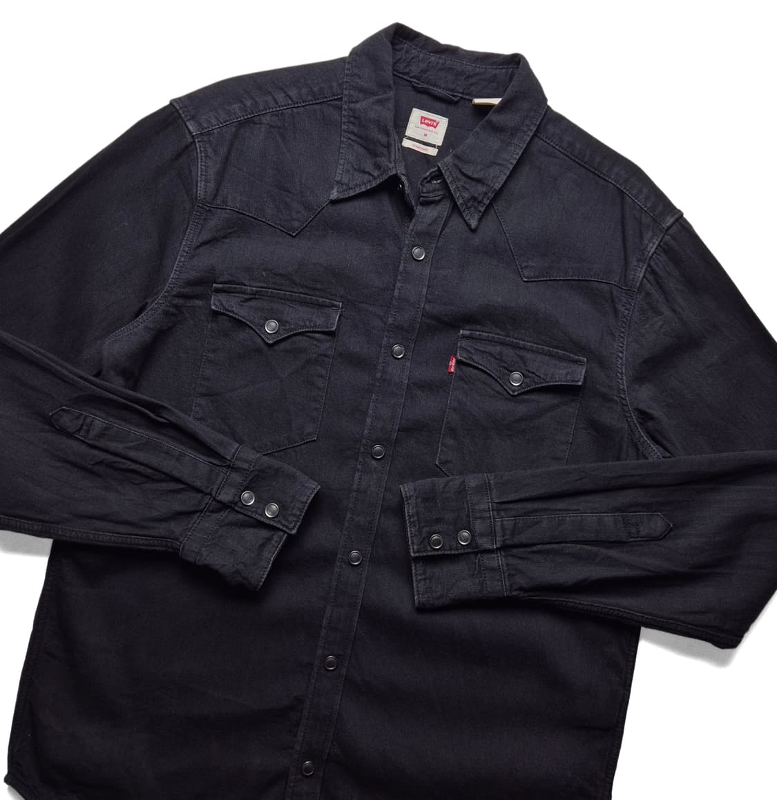 [M] 리바이스 바스토우 웨스턴 데님셔츠 블랙 상품이미지1