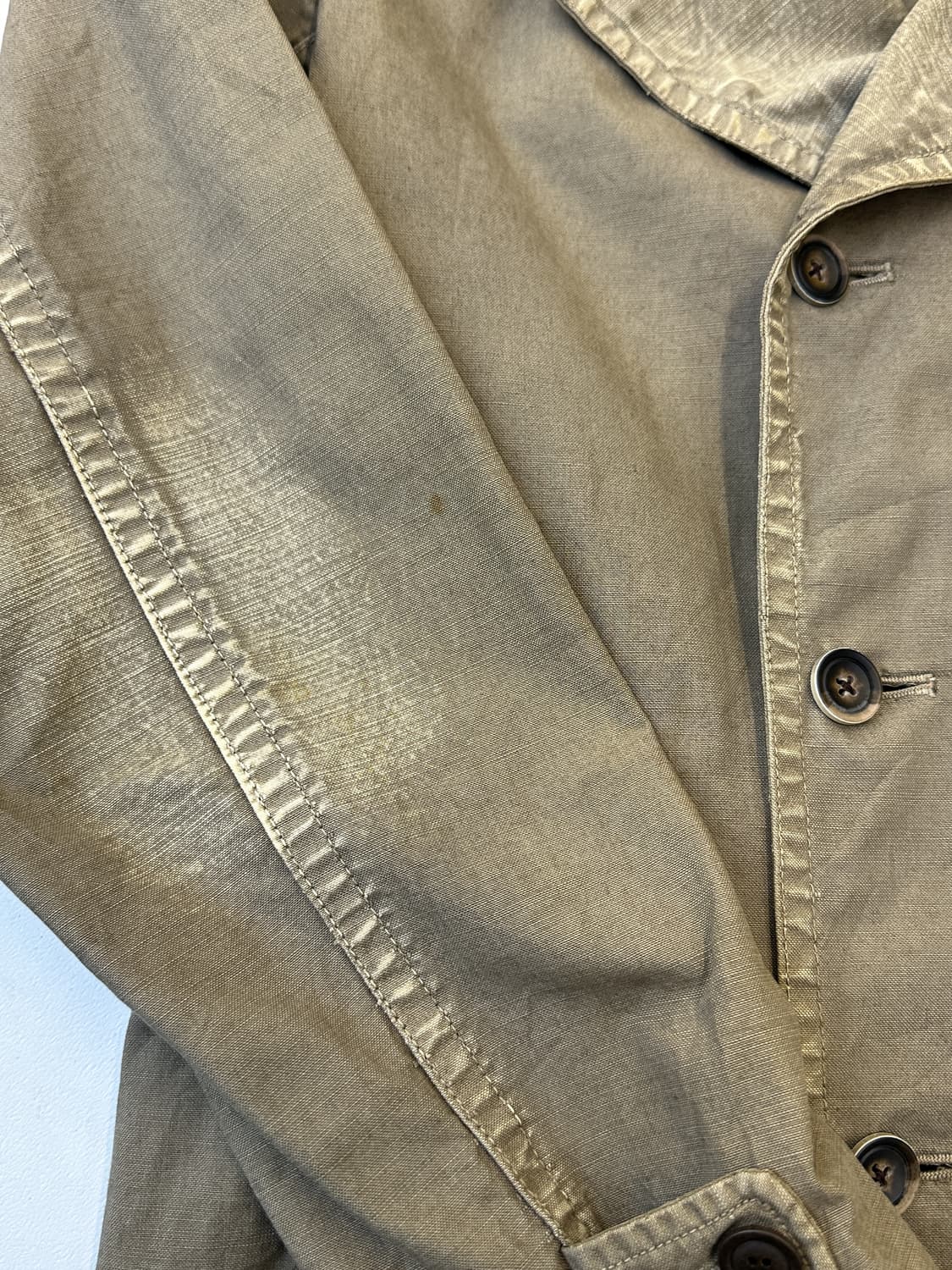 재패니즈 빈티지 워시드 더블 브레스티드 자켓 상품이미지7