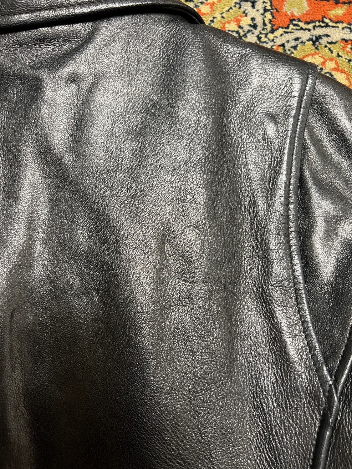 느와르라르메스 블랙라벨 여성 라이더 가죽자켓 55 상품이미지8